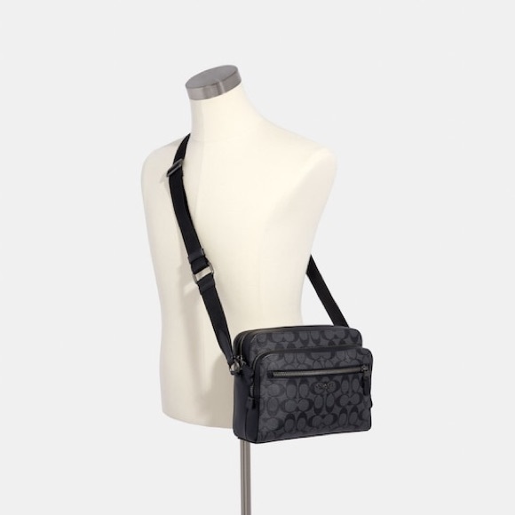 West Camera Bag In Signature Canvas - Picture 5 of 6